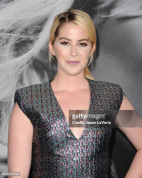 Kelsey Darragh attends the premiere of "Atomic Blonde" at The Theatre at Ace Hotel on July 24, 2017 in Los Angeles, California.