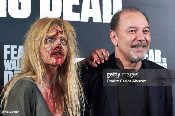 Actor Ruben Blades attends 'Fear The Walking Dead' fan event at the Callao cinema on July 24, 2017 in Madrid, Spain.