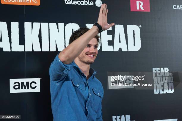 Actor Troy Otto attends 'Fear The Walking Dead' fan event at the Callao cinema on July 24, 2017 in Madrid, Spain.