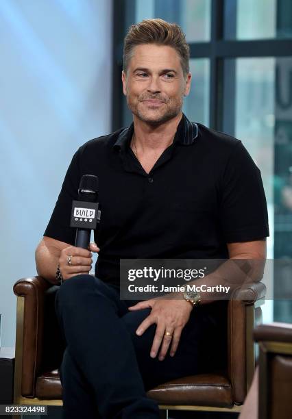 Rob Lowe attends Build to discuss "The Lowe Files"at Build Studio on July 24, 2017 in New York City.