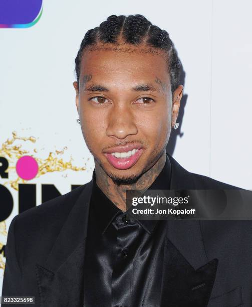 Tyga arrives at iGo.live Launch Event at the Beverly Wilshire Four Seasons Hotel on July 26, 2017 in Beverly Hills, California.