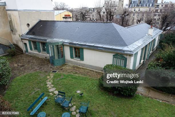 Maison de Balzac - a house museum in the former residence of French novelist Honore de Balzac . Paris, France, on 11th February 2016.