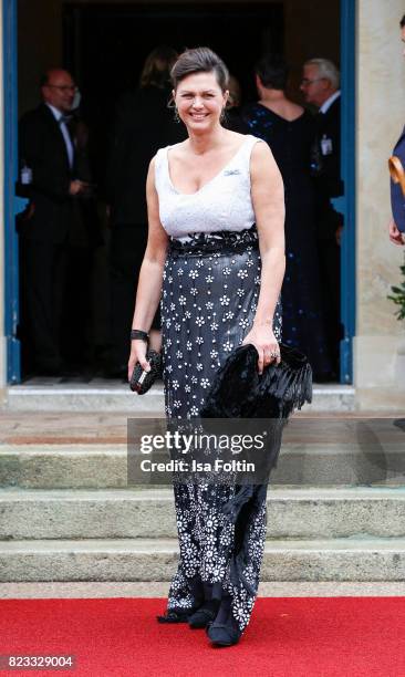 German politician Ilse Aigner attends the Bayreuth Festival 2017 Opening on July 25, 2017 in Bayreuth, Germany.