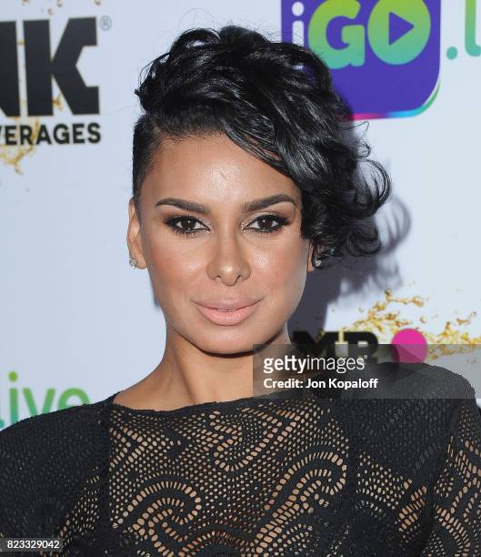 Laura Govan arrives at iGo.live Launch Event at the Beverly Wilshire Four Seasons Hotel on July 26, 2017 in Beverly Hills, California.
