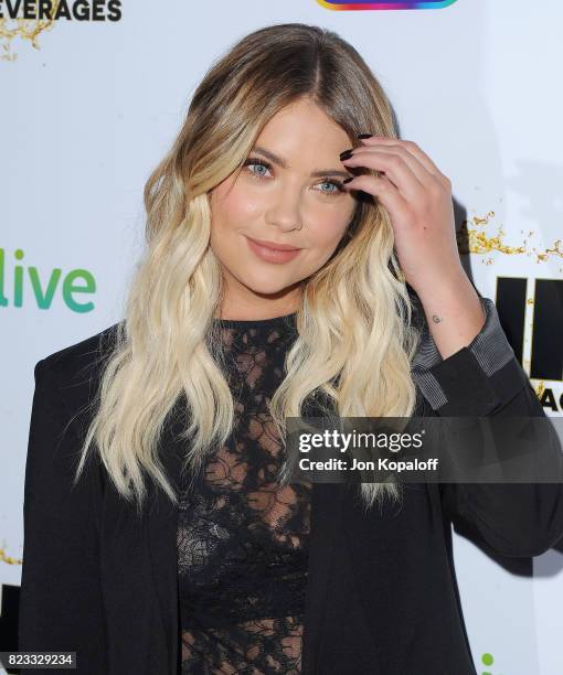 Actress Ashley Benson arrives at iGo.live Launch Event at the Beverly Wilshire Four Seasons Hotel on July 26, 2017 in Beverly Hills, California.