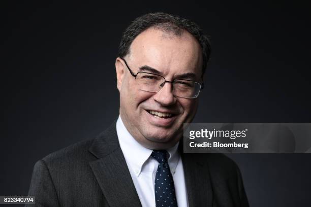 Andrew Bailey, chief executive officer of the Financial Conduct Authority, poses for a photograph in London, U.K., on Thursday, July 27, 2017. Libor,...