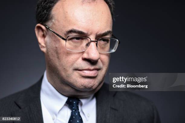 Andrew Bailey, chief executive officer of the Financial Conduct Authority, poses for a photograph in London, U.K., on Thursday, July 27, 2017. Libor,...