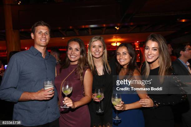 Guests attend the after party for "Wind River" Los Angeles Premiere presented in partnership with FIJI Water at Clifton's Cafeteria on July 26, 2017...