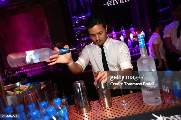 General view of the atmosphere during the after party for "Wind River" Los Angeles Premiere presented in partnership with FIJI Water at Clifton's...