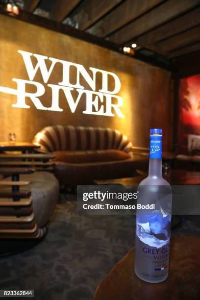 General view of the atmosphere during the after party for "Wind River" Los Angeles Premiere presented in partnership with FIJI Water at Clifton's...