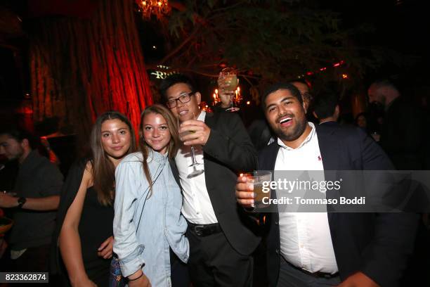 Guests attend the after party for "Wind River" Los Angeles Premiere presented in partnership with FIJI Water at Clifton's Cafeteria on July 26, 2017...