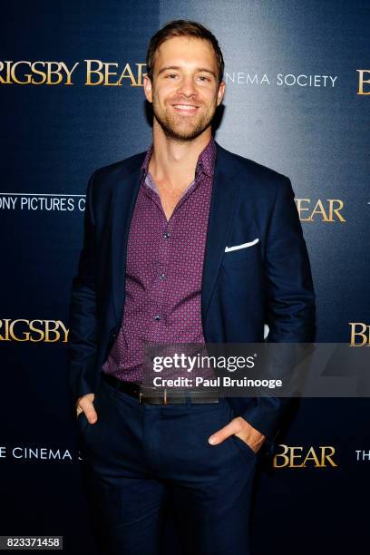 Sean Kleier attend Sony Pictures Classics & The Cinema Society host a screening of "Brigsby Bear" at Landmark Sunshine Cinema on July 26, 2017 in New...