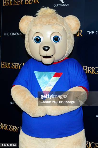 Brigsby Bear attends Sony Pictures Classics & The Cinema Society host a screening of "Brigsby Bear" at Landmark Sunshine Cinema on July 26, 2017 in...