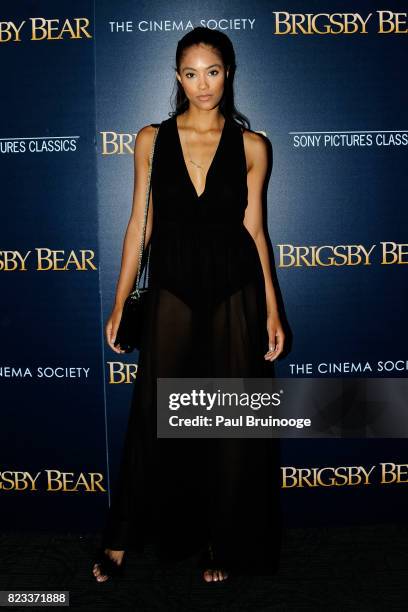 Sinead Bovell attends Sony Pictures Classics & The Cinema Society host a screening of "Brigsby Bear" at Landmark Sunshine Cinema on July 26, 2017 in...