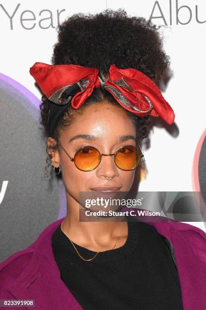 Judge Lianne La Havas attends The Hyundai Mercury Prize Nominations Announcement at The Langham Hotel on July 27, 2017 in London, United Kingdom.