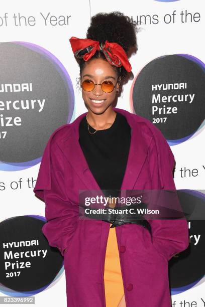 Judge Lianne La Havas attends The Hyundai Mercury Prize Nominations Announcement at The Langham Hotel on July 27, 2017 in London, United Kingdom.