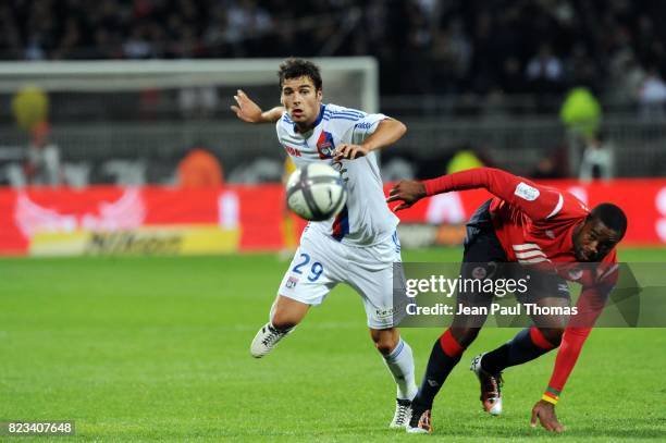 Yoann GOURCUFF / Aurelien CHEDJOU - - - Lyon / Lille - 9eme journee de Ligue 1 -