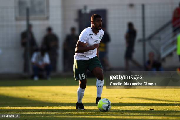 Saidy Janko of Saint Etienne during the Friendly match between Montpellier and Saint Etienne on July 26, 2017 in Grau-du-Roi, France.