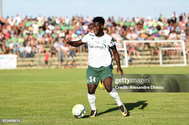 Jonathan Bamba of Saint Etienne during the Friendly match between Montpellier and Saint Etienne on July 26, 2017 in Grau-du-Roi, France.