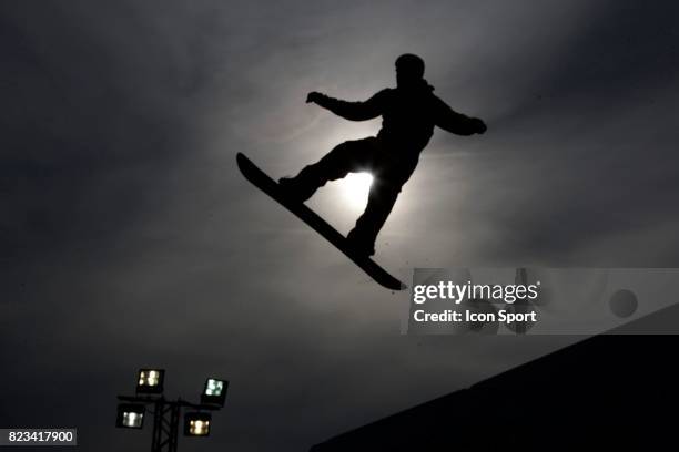 London Freeze Festival - - Coupe du Monde FIS de Snowboard Big Air World Cup et Ski freestyle - Battersea Power Station - Londres -