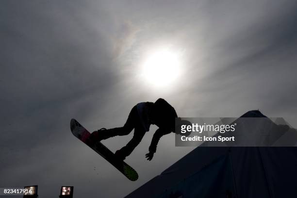 London Freeze Festival - - Coupe du Monde FIS de Snowboard Big Air World Cup et Ski freestyle - Battersea Power Station - Londres -
