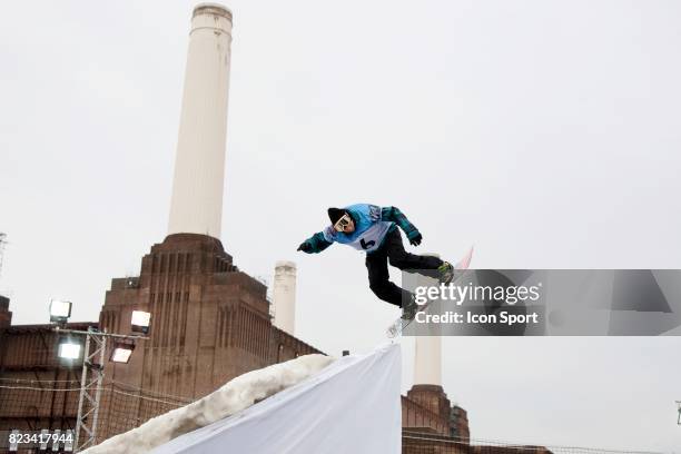 London Freeze Festival - - Coupe du Monde FIS de Snowboard Big Air World Cup et Ski freestyle - Battersea Power Station - Londres -