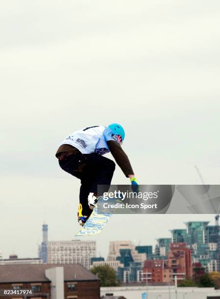 London Freeze Festival - - Coupe du Monde FIS de Snowboard Big Air World Cup et Ski freestyle - Battersea Power Station - Londres -