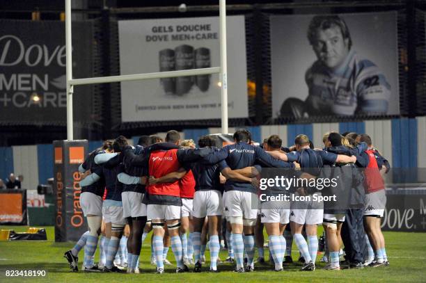 Equipe Racing Metro 92 - - Racing Metro 92 / Perpignan - 11eme journee de TOP 14 - Stade Yves Du Manoir - Colombes -,