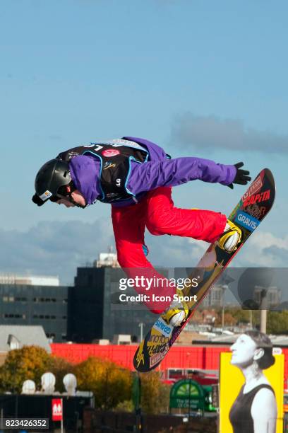 Niklas MATTSSON - London Freeze Festival - - Coupe du Monde FIS de Snowboard Big Air World Cup et Ski freestyle - Battersea Power Station - Londres -