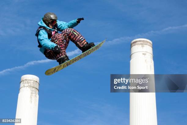 London Freeze Festival - - Coupe du Monde FIS de Snowboard Big Air World Cup et Ski freestyle - Battersea Power Station - Londres -