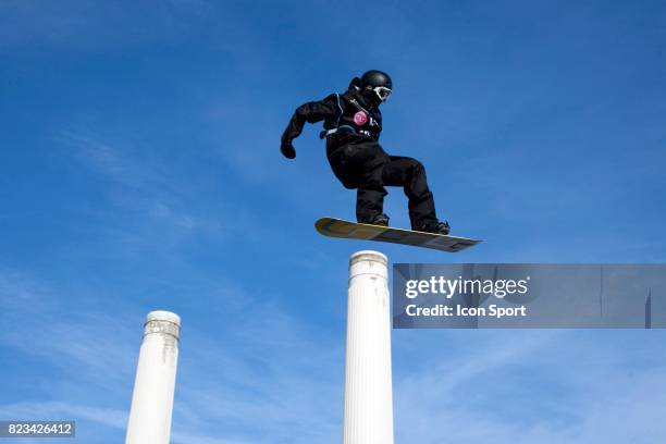 London Freeze Festival - - Coupe du Monde FIS de Snowboard Big Air World Cup et Ski freestyle - Battersea Power Station - Londres -