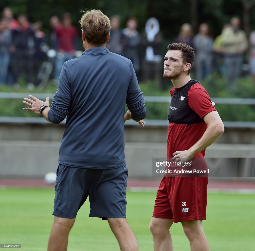 Liverpool FC Training Session in Germany