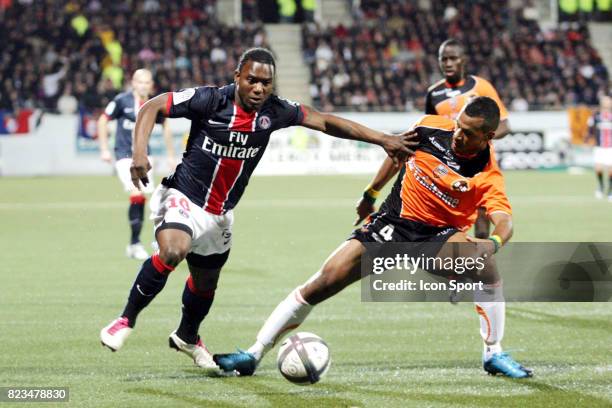 Stephane SESSEGNON / Alaixys ROMAO - - Lorient / Paris Saint Germain - 13e journee Ligue 1,