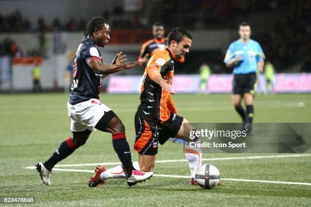 Stephane SESSEGNON / Jeremy MOREL - - Lorient / Paris Saint Germain - 13e journee Ligue 1,