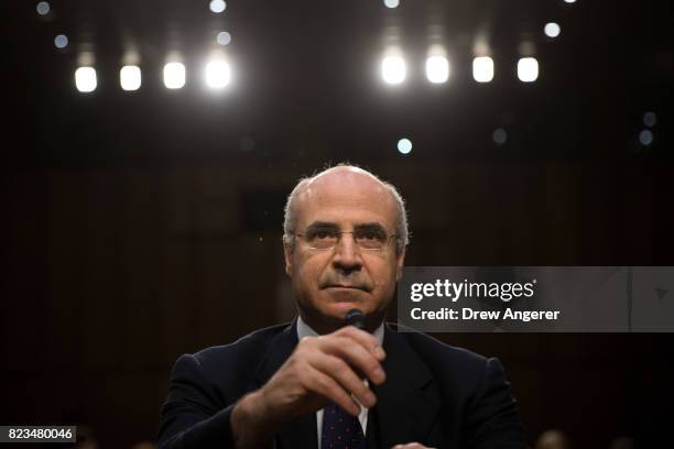 William Browder, chief executive officer of Hermitage Capital Management, takes his seat as he arrives for a Senate Judiciary Committee hearing...