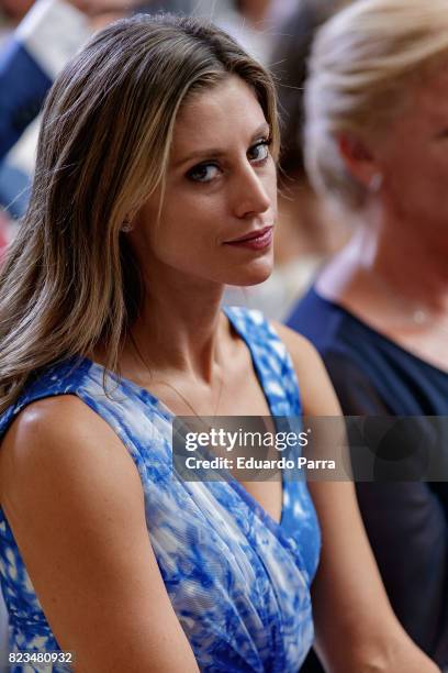 Catherine McDonnell attends the 'Medals to Merit in Work' delivery at Moncloa palace July 27, 2017 in Madrid, Spain.