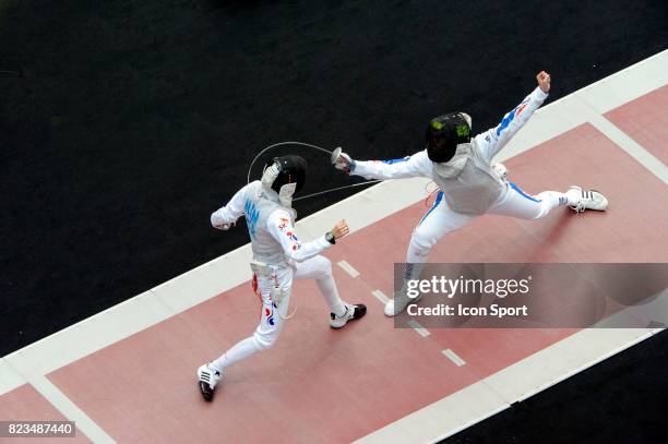 Hyun Hee NAM - Fleuret / Corinne MAITREJEAN - Quart de Finale - Fleuret - - Championnats du Monde d Escrime 2010 - Paris,