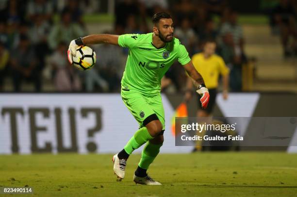 Sporting CP goalkeeper Rui Patricio from Portugal in action during Pre-Season Friendly match between Sporting CP and Vitoria Guimaraes at Estadio...