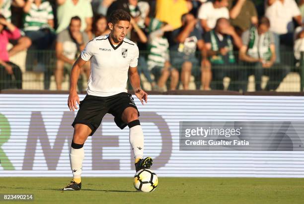 Vitoria Guimaraes forward Joao Vigario from Portugal in action during Pre-Season Friendly match between Sporting CP and Vitoria Guimaraes at Estadio...