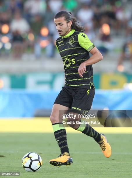 Sporting CP midfielder Matheus Oliveira from Brazil in action during Pre-Season Friendly match between Sporting CP and Vitoria Guimaraes at Estadio...