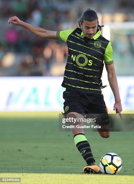Sporting CP midfielder Matheus Oliveira from Brazil in action during Pre-Season Friendly match between Sporting CP and Vitoria Guimaraes at Estadio...