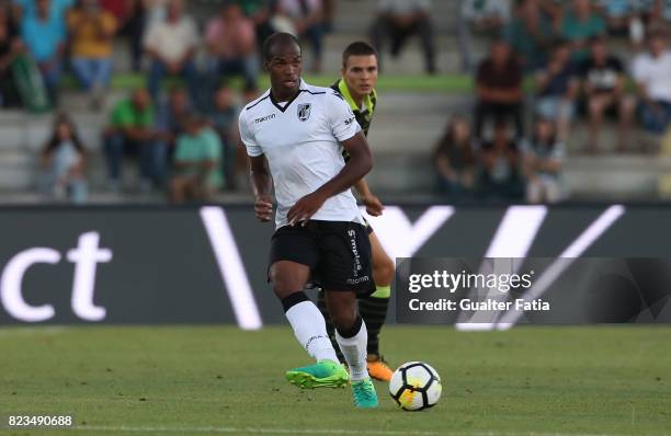 Vitoria Guimaraes forward Estupinan from Colombia in action during Pre-Season Friendly match between Sporting CP and Vitoria Guimaraes at Estadio...