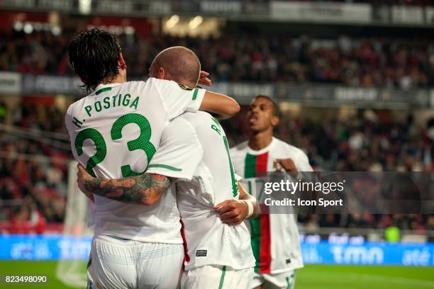 Helder POSTIGA / Raul MEIRELLES - - Portugal / Espagne - Match amical au Portugal,