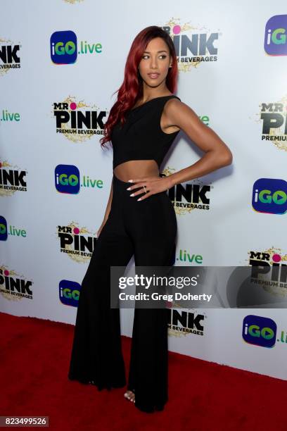 Singer Natalie La Rose arrives for the iGo.live Launch Event at the Beverly Wilshire Four Seasons Hotel on July 26, 2017 in Beverly Hills, California.