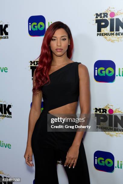 Singer Natalie La Rose arrives for the iGo.live Launch Event at the Beverly Wilshire Four Seasons Hotel on July 26, 2017 in Beverly Hills, California.