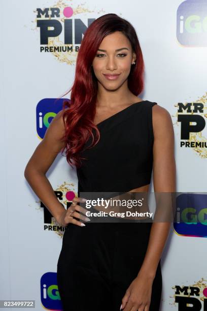 Singer Natalie La Rose arrives for the iGo.live Launch Event at the Beverly Wilshire Four Seasons Hotel on July 26, 2017 in Beverly Hills, California.