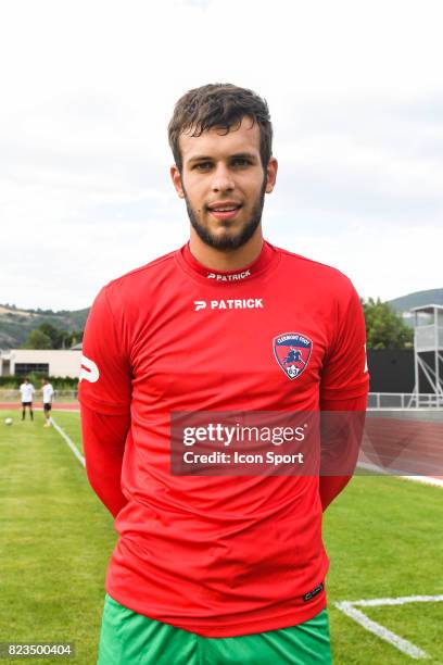 Pierre Patron of Clermont during the friendly match between Montpellier Herault and Clermont foot on July 19, 2017 in Millau, France.