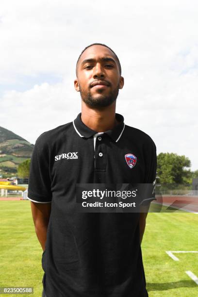 Anthony Civet of Clermont during the friendly match between Montpellier Herault and Clermont foot on July 19, 2017 in Millau, France.