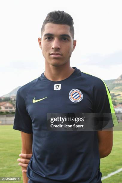 Jeremie Porsan Clemente of Montpellier during the friendly match between Montpellier Herault and Clermont foot on July 19, 2017 in Millau, France.