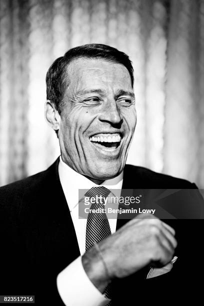 Life coach and business guru Tony Robbins is photographed for Money Magazine on March 17 at his home in Palm Beach, Florida. COVER IMAGE